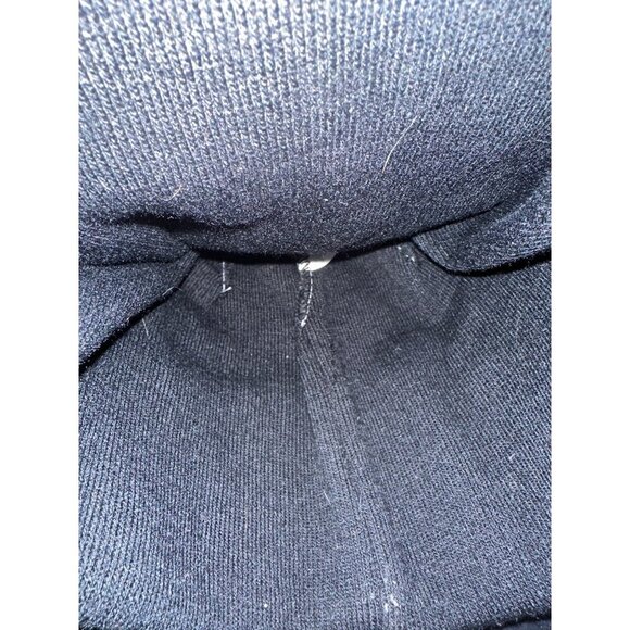 California Beanie Hat With Pom Pom Black & Gray Acrylic Winter Cap - Picture 2 of 4